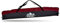 Rawstyle Ski-Tasche, Erwachsene Skisack für Ski Skistöcke, 160cm oder 180cm, wasserdicht, Schwarz-Bordeaux (160cm)