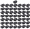 50 Stück Bremsleitung Bremsschlauch Bremsschlaeuche Doppelt Clip Klammer Halter Schwarz