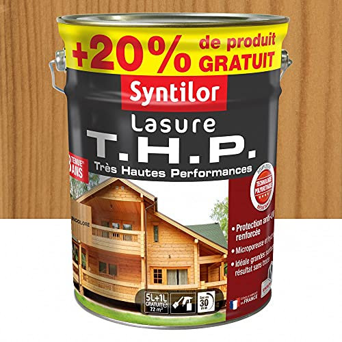 Lasure SYNTILOR Thp +20% 8 ans incolore satiné 6 l
