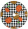 Herbst-Buffalo Plaid Weihnachtsbaum Rock 121 cm, Leopard Kürbisse Thanksgiving Weihnachtsbaum Bodenmatte für Party Dekoration Urlaub Dekor Zuhause Indoor Outdoor