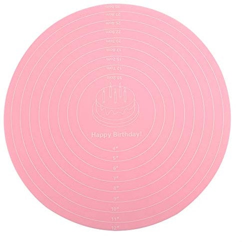 Extra dicke Antihaft-Backmatte, hitzebeständig, rutschfest, Silikon-Backmatte mit Messungen, antihaftbeschichtet, zum Kneten, Backen, Kochen, Teigrollen, Silikon-Gebäckmatte, Silikongebäck