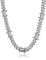 Bandmax Panzerkette Herren Kubanische Halskette Edelstahl 9 MM Breite Dornen Panzerkette Hip-Hop Kette Punk Gothic Schmuck Accessoires für Weihnachten Geburtstag Länge 40 CM + 5 CM