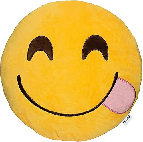 Vnnigmn Niedliches Emoji-Kissen Emoji-Puppe Emoji-Kissen, dekorativ, Spielzeug, Geburtstag, Geschenk, Heimdekoration