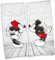 Wild South Shop Disney 2X Mickey & Minnie Partner Strandtücher Badetuch Handtuch, Velour, 80x180cm Doppelpack