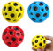 MYLERCT 3 Stücke Gummiball, 7cm Hochelastisch Space Ball, Bouncing Ball für Kinder, Leicht zu Greifen und zu Erfassen Lava Ball, Ideal für das Tägliche Spielen und Training (Gelb, Blau, Rot)