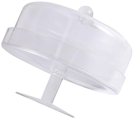 1 soporte para exhibición de tartas, campana de postre con base, plato para tartas con cúpula, bandeja de postre con cubierta, plato de postre con tapa, soporte para tartas, cubierta para almacenamie