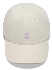 ARMEDANGELS Unisex Kappe aus Bio-Baumwolle YENAAS BOLD CAP Oatmilk-lavender Light