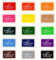 WEDAMOO Stempelkissen Bunt, Stempelkissen Set 7,5 x 5 cm Ungiftig Abwaschbar Stempelkissen Bunt für Gummi Stempel DIY Scrapbooking und Karte Machen Dekoration(15 Farben)