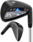 MAZEL Mazza da golf da uomo, singola 1, 2, 3, 4, 7, in ferro fresato CNC, albero in acciaio (nero DX, 3 ferri singoli)