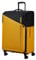 American Tourister Daring Dash - Spinner L, Erweiterbar Koffer, 77 cm, 107/117 L, Schwarz/Gelb (Black/Yellow)