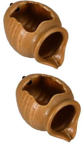 BESPORTBLE 2pcs Ceramic Garden Water Fountain Outdoor Pot Decor Decorative Fountain Jar for Courtyard