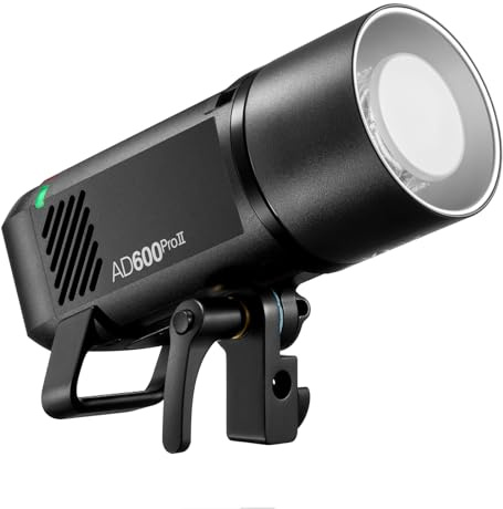 GODOX AD600PRO II Portable Studio Flash Strobe Light 600Ws HSS/TTL Battery Powered Outdoor Light System, Bowens S-Fit, 40W Modelling Lamp with Carry Case + 12 Month Extended Warranty Card