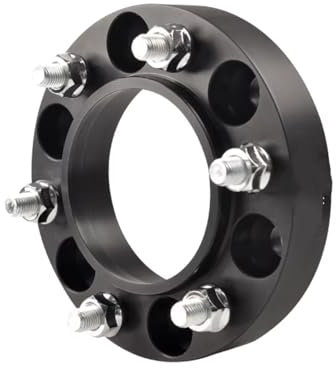 Spurverbreiterungen Für Mitsubishi Für Pajero Aluminiumlegierung M12x1,5 1 Stück Spurverbreiterungsadapter PCD 6x139,7 CB 67,1mm Spürverbreiterungsatz(Balck 25mm)