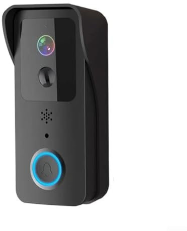 Comunicazione remota per Tuya Smart Citofono Campanello, Smartphone Access Control (nero)
