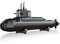 Brihappen Atom-U-Boot Modellbausatz für Erwachsene, Militär-U-Boot-Spielzeug mit Lichtern, Atomunterseeboot Bausteine für Sammlerstück Heimdeko Geschenke(1498 Stück)