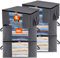 Withosent 6 Piezas Cajas Almacenaje Ropa, 60L Gran Bolsa Almacenamiento Ropa de Tela no Tejida, Organizador Armario Plegable con Mango para Debajo de la Cama, Mantas, Edredones