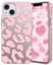 ZCDAYE Case for iPhone 15,Cute Stylish Bows Leopard Pattern Printed Phone Case, TPU Shockproof Protective Shell Women Girls Cases Phone Cover for iPhone 15 (6.1 inches), Pink Leopard