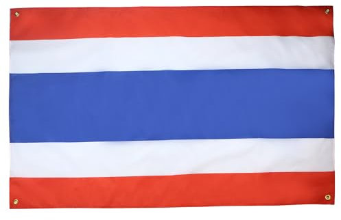AZ FLAG Bandera Tailandia 150x90 cm con 4 ojales, Bandera tailandesa para balcón o pared