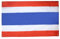AZ FLAG Thailand-Flagge, 150 x 90 cm, mit 4 Ösen, Thailand-Pavillon für Balkon oder Wand