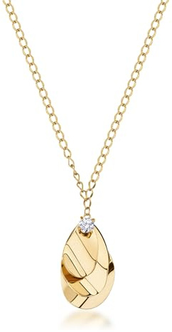 Brosway Bloom Damen Halskette Silber aus Edelstahl 316L mit Blumen Anhänger – Elegante Damen Kette, Floraler Damenschmuck für Alltag und besondere Anlässe, BOM02