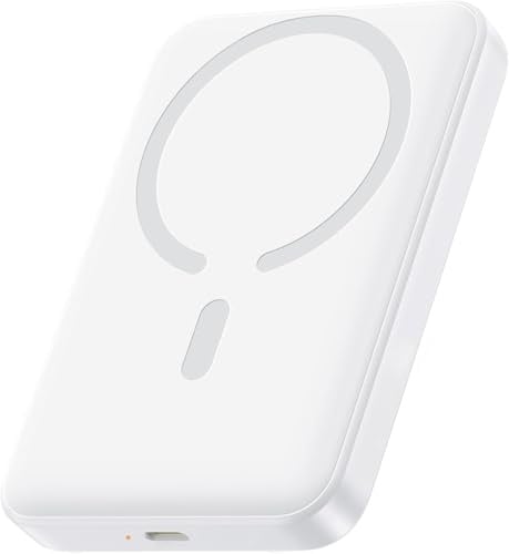 Powerbank 10000mAh, Magnetische Kabellose Tragbares Ladegerät Power Bank, USB C 20W Input&Output Schnellladung Externe Handyakkus, Wireless Akkupack Induktives Laden für iPhone 17/16/15/14/13/12 Serie