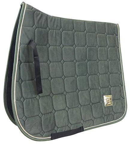 EQuest EQ Schabracke Poly Chess Winter Sport, Form:Dressur, Farbe:Olive-Gold