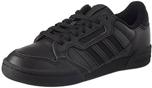 adidas Herren Continental 80 Stripes Sneaker, Core Black/Core Black/Matte Gold, 38 EU