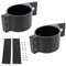 RIGIDON 2 Pcs Ajustable soportes, 2.5 pulgadas 66 mm -71 mm universal tubo de luz de trabajo abrazadera de montaje de montaje Bull Bar parachoques lámpara soporte para coche off road camión SUV, 4x4