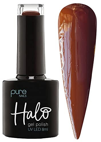 Halo Gel Polish 8ml - Central Park. UV/LED Gel Nail Polish, Long Lasting & Easy To Apply. Nail Art Colours For Manicure & Pedicure. Gel Polish For Professional & Home Use.
