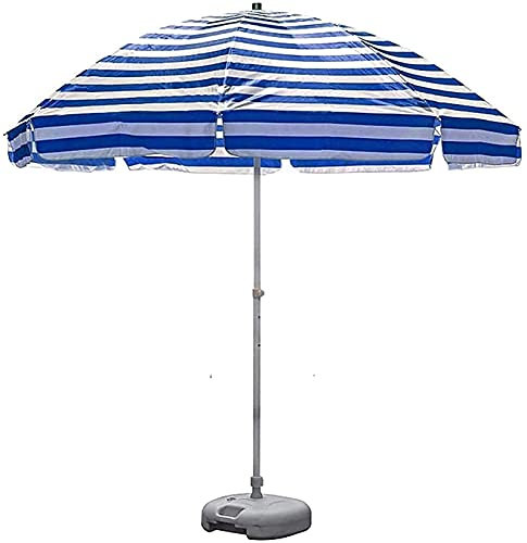 Pkfinrd Terrasse Regenschirme Outdoor-Patio-Regenschirm-Regenschirm mit Stabiler Rippen und Kurbel mit Sonnenschirm-Basis Winddicht (Color : Color, Size : Size)