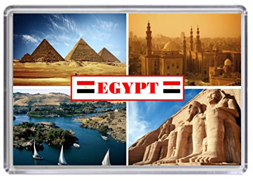 Egypt Souvenir Acrylic Fridge Magnet (Standard: 70x45mm)
