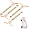 vsshe Katzenminze Sticks,4 Stück Matatabi Katzensticks Katzenminzen Spielzeug Matatabi Stick Katzen Sticks Katzenminze Zähne Reinigung Dental Katzenspielzeug für Katzen Zahnpflege Natürlich Sicher
