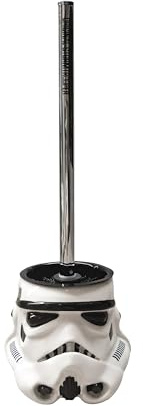 Shepperton Design Studio Original Stormtrooper Toilet Brush with Ceramic Helmet