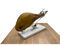 FERRETERIA LEPANTO Jamonero basculante e Giratorio, Soporte Jamonero Modelo Future con Base de Fibra Efecto mármol Blanco. Jamonera Profesional para jamoneres y paletillas