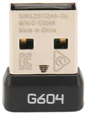 ciciglow USB Receiver for G604 Wireless Mouse, 2.4 GHz Wireless Technology, Plug and Play USB Dongle Mouse Receiver Adapter