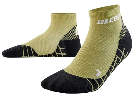 CEP - HIKING LIGHT MERINO LOW CUT SOCKS REDESIGN für Herren | Wandersocken aus Merinowolle mit Kompression | Trekkingsocken für leichte Beine