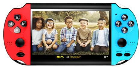 TAQY 4,5 Pollici Console di Gioco Retrò Simulatori Multipli 3000 Giochi Gratuiti Integrati Supporto Video/Musica Giocattoli di Gioco Portatili Viaggio Gioco Elettronico Regali per Bambini