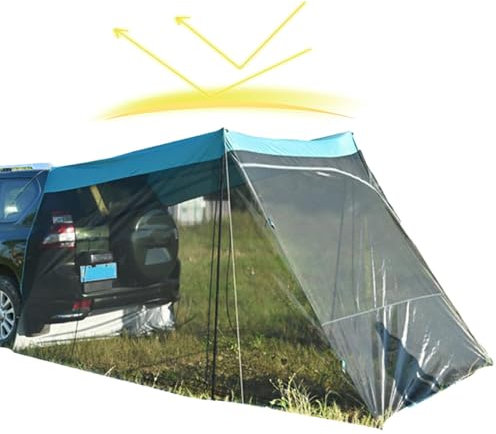 SUV-Heckklappenzelt,Heckklappenzelt für SUV - UV-Schutznetz für SUV-Zelte,UV-Schutz, winddichtes Autodach, Campingzelt für SUV-Autos, Schrägheck, Limousine, Outdoor-Reisen