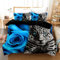 BNREDA Leopard Bettwäsche 200x200,3D Leopardmotiv Mikrofaser Bettbezug,Weich Komfort Tiermotiv Bettwäsche Sets 3teilig,Für Erwachsene, Jugendliche und Kinder (Leopard-A, 135x200cm)