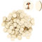 400 Stück Runde Holzscheiben zum Basteln, 2cm Unbehandelte Naturholzscheiben, Holzscheiben Klein, Blanko Holzkreise Ornamente Holzschilder für DIY Handwerk Hochzeit Mittelstücke Bemalen Scrapbooking