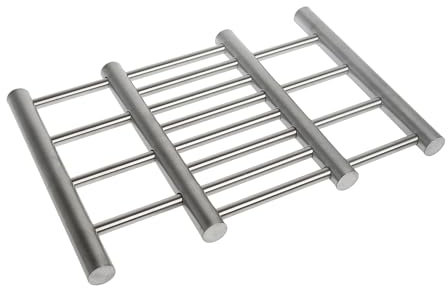 Equinox 529961 Topfuntersetzer, ausziehbar, aus Edelstahl, für Töpfe, Pfannen, Auflaufform, ausziehbar von 20 auf 38 cm x L 22,5 cm