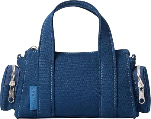 Calvin Klein Webbing Strap Canvas Pocket Bag Lv04f3464g Crossover