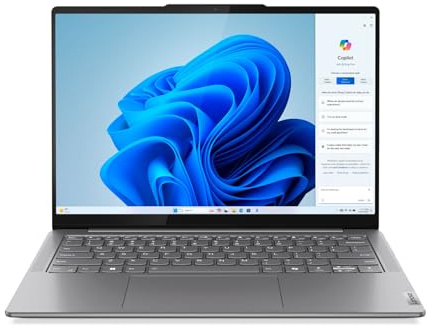 Lenovo Yoga Slim 7 14 WUXGA OLED Laptop, Intel Core Ultra 5 125H, 16GB RAM, 1TB PCIe SSD, Windows 11 Home, Wi-Fi 6E, Backlit Keyboard, Luna Grey (83CV00EMUK)