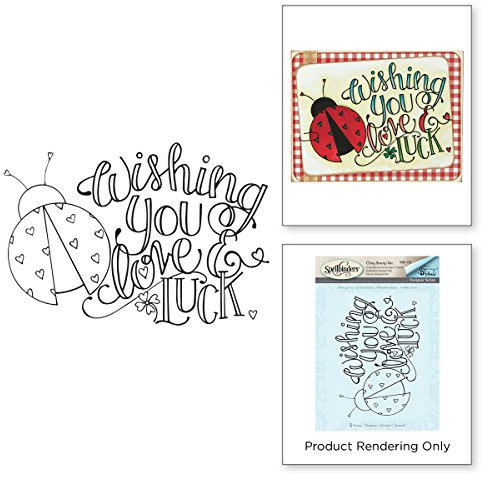 Spellbinders Wishing You Stamp, Multicoloured
