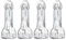 Alaman Penis-Glas mit Strohhalm, 100 ml, für Partys, Bar usw, glas, durchsichtig, 16 mm