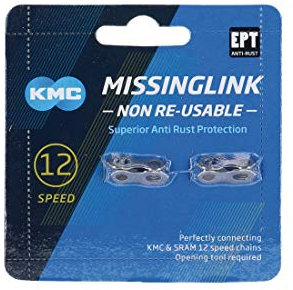 KMC Missinglink Kettenschloss (2er Pack) (12-Fach) - Legierter Stahl - 7/8-fach, 9-fach, 10-fach