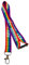 Schlüsselband mit Sicherheitsverschluss, 20 mm, Regenbogenfarben