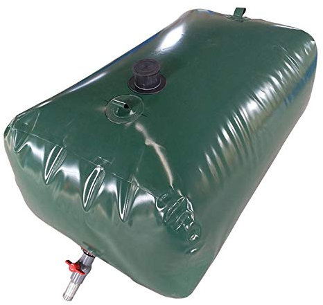 Gardening tools Tragbare Wasserblase/Wasserspeicherbehälter, Im Freien verdickter Faltbarer, haltbarer Wassertank, Notwasserspeicher mit Wasserhahn, Garten Regenwassersammler/Camping Wassersack