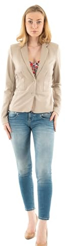 ONLY Women's ONLPOPTRASH Blazer TLR NOOS Blazer, Opacity, Pure Cashmere, S