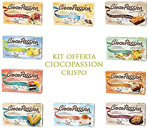 [GUSTI ASSEGNATI] CONFETTI CRISPO | Offerta per Confettate o Bomboniere | CIOCOPASSION 50+ GUSTI A SCELTA | 2 Kg